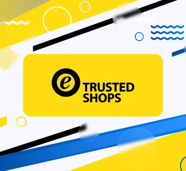 Trusted Shops Logo für zertifizierten Online-Shop