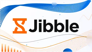 Jibble Logo auf weißem Hintergrund