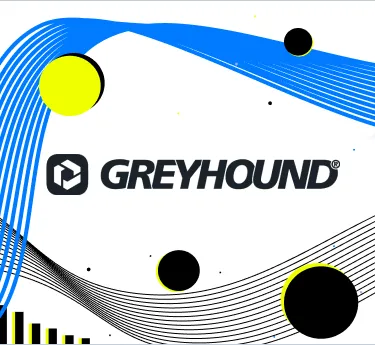 Greyhound Logo für modernes Kundenbeziehungsmanagement