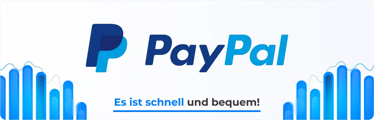 PayPal Logo für schnelle JTL-Shop Zahlung