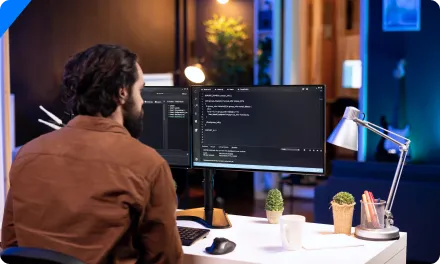 Entwickler programmiert – Individuelle Softwarelösung für Webshops